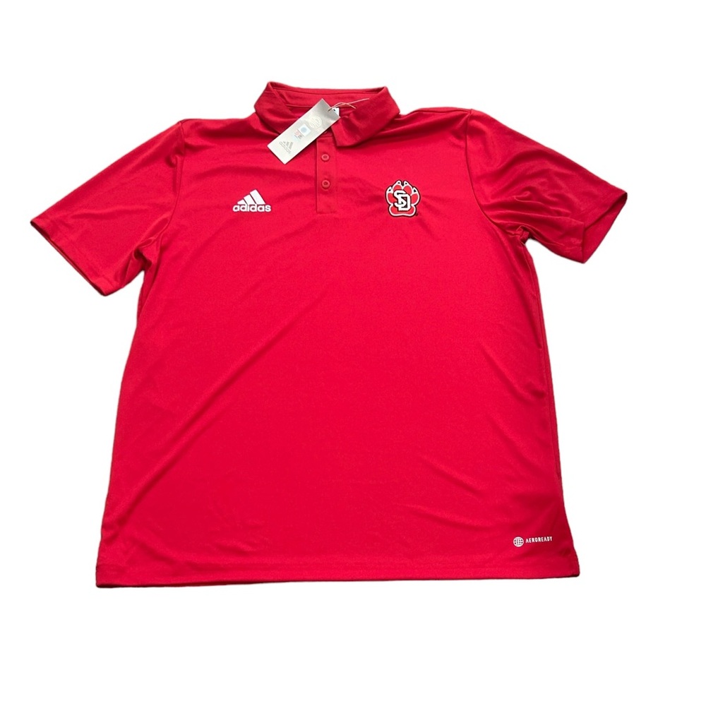South Dakota Coyotes‎ Adidas Men’s Polo Shirt Large